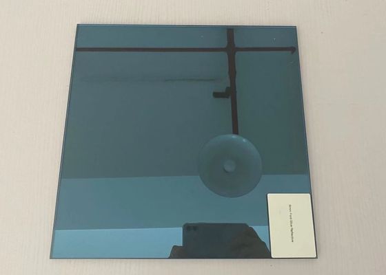8mm染められた青いポリカーボネートは耐衝撃性ガラス シートを薄板にした