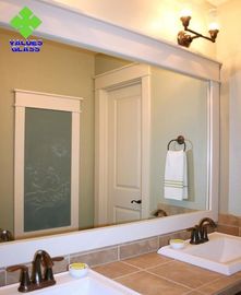 2-6mm Thickness Anti Corrosion Silver Wall Mirror Bevelled Edge For Washstand